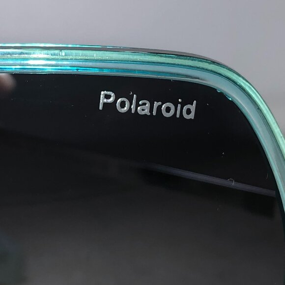Polaroid Oversized Blue & Gold Polarized Sunglasses main image 3